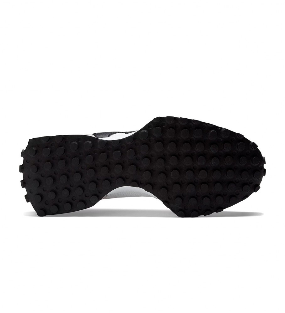 Tênis New Balance de couro 327 cinza