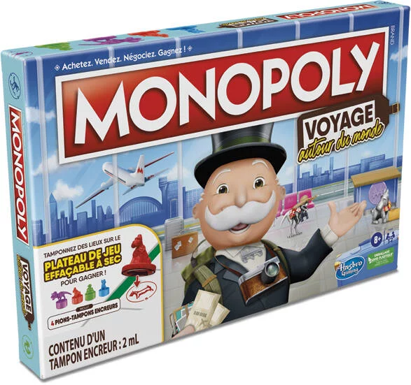 MONOPOLY VOYAGE AUTOUR DU MONDE