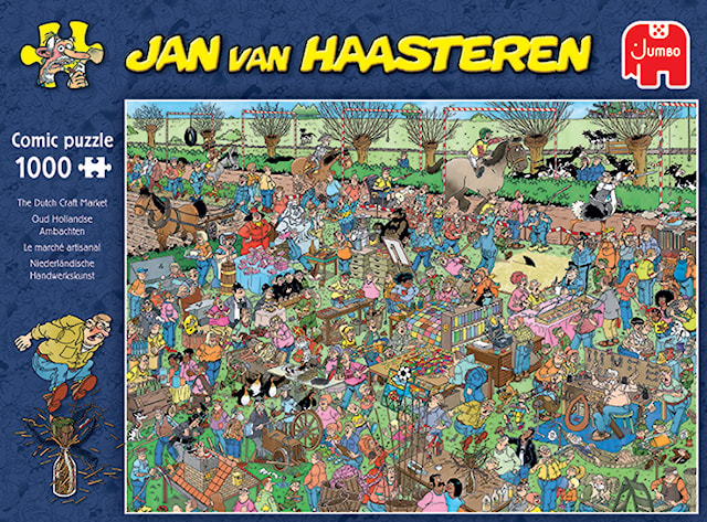 Jan Van Haasteren The Dutch Craft Market Puslespill 1000 brikker, Jumbo