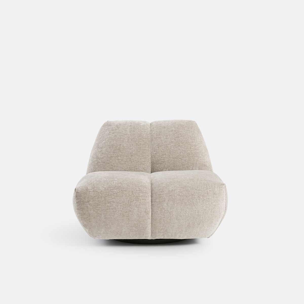 LA REDOUTE INTERIORS<br>Poltrona giratória, veludo grosso, Nuria