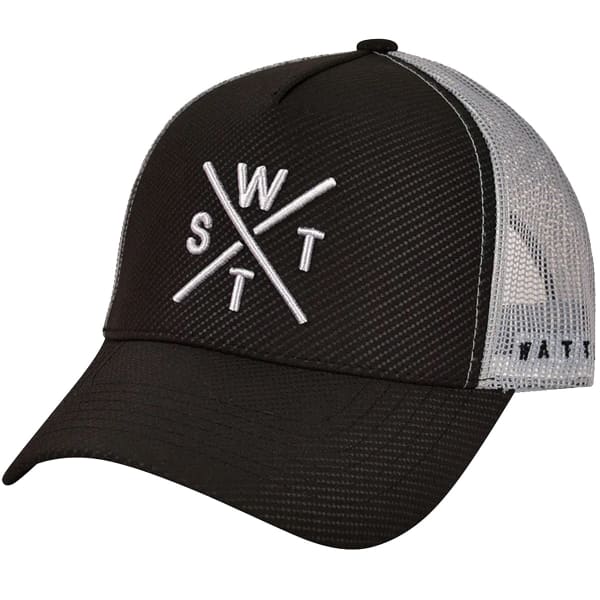 Casquette WATTS TRUCKER CAP TRIBE EMBOSSE BLACK