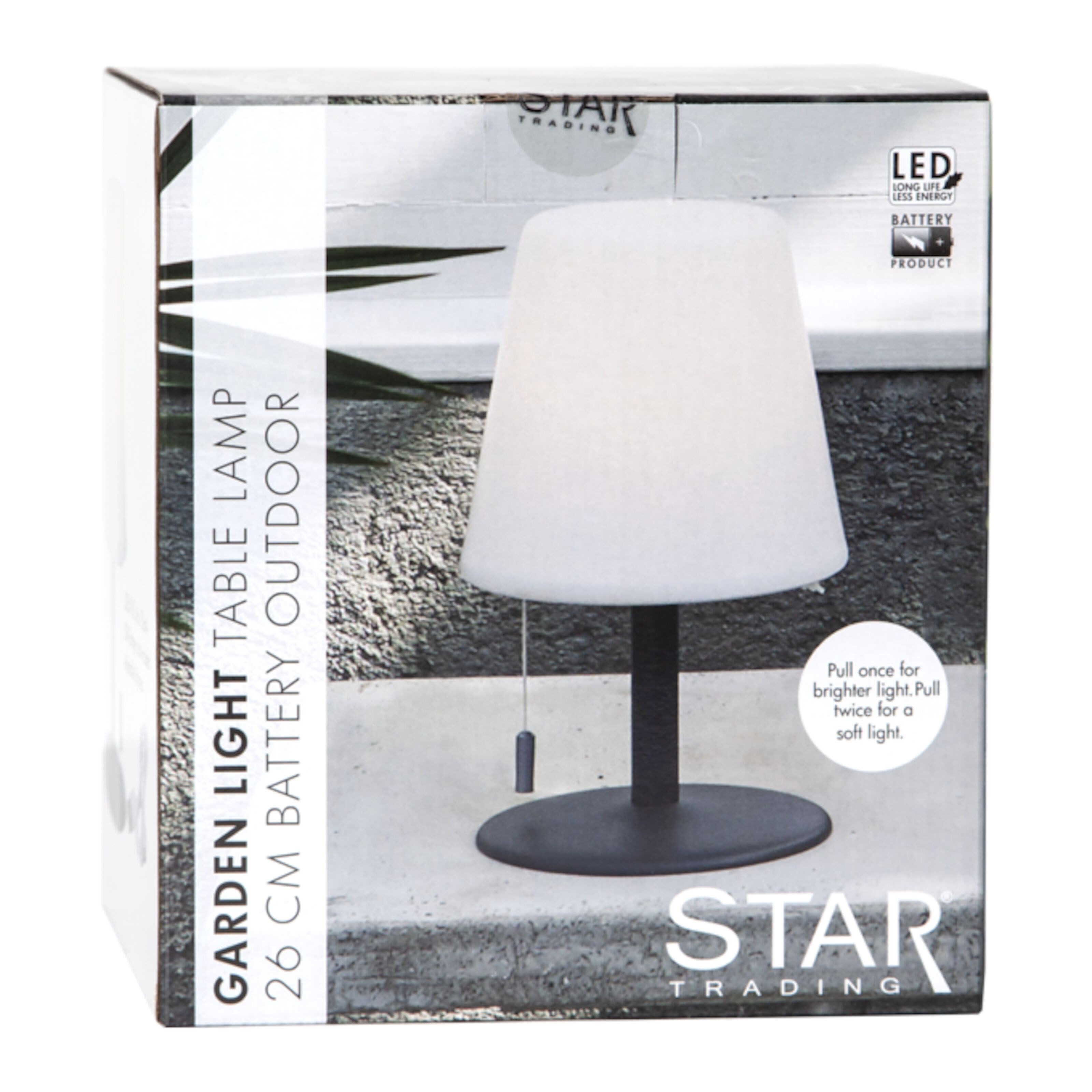 Star Trading Oppladbar bordlampe