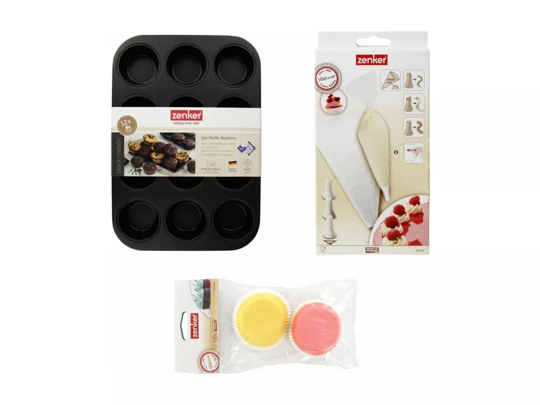 Ensemble 3 pièces spécial muffins Zenker