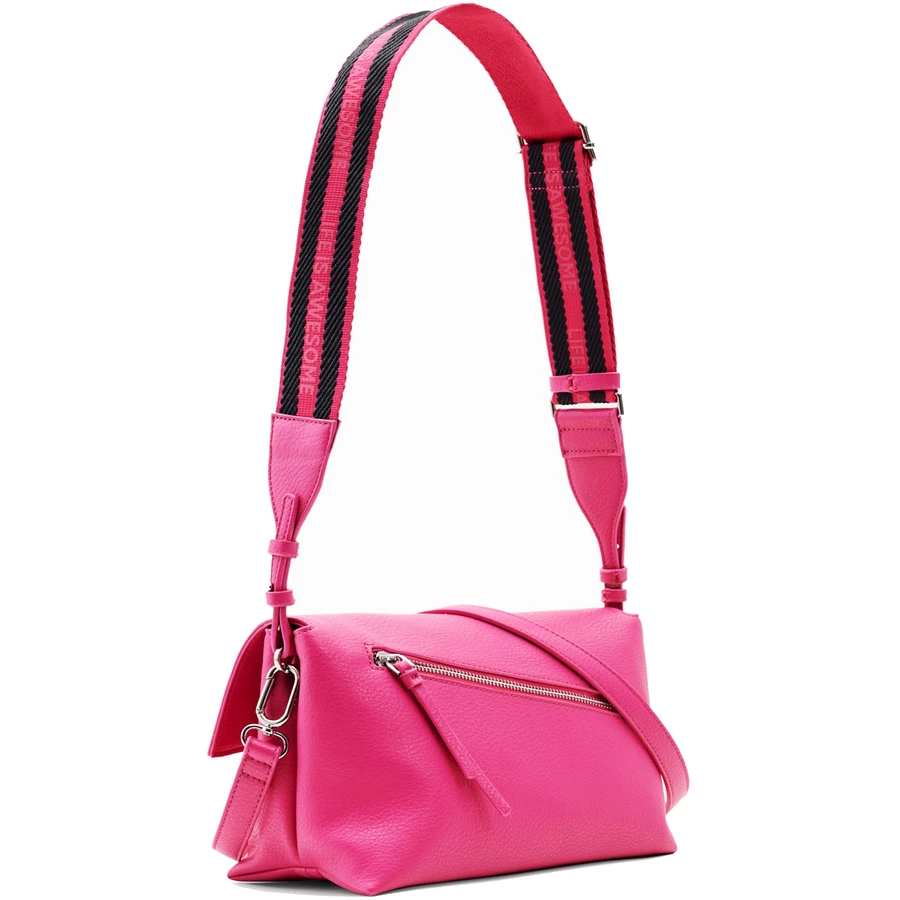Desigual Half Logo Venecia 2.0 - Schultertasche 25.5 cm fuchsia