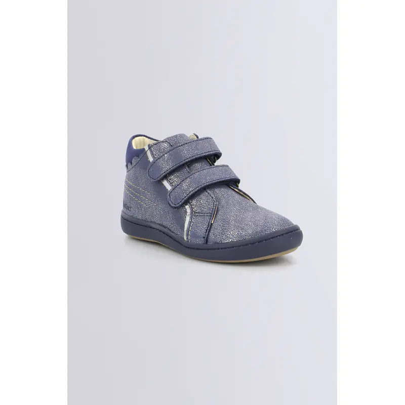 KICKMARY MARINE METALLISE BOTTINES Cuir Fille