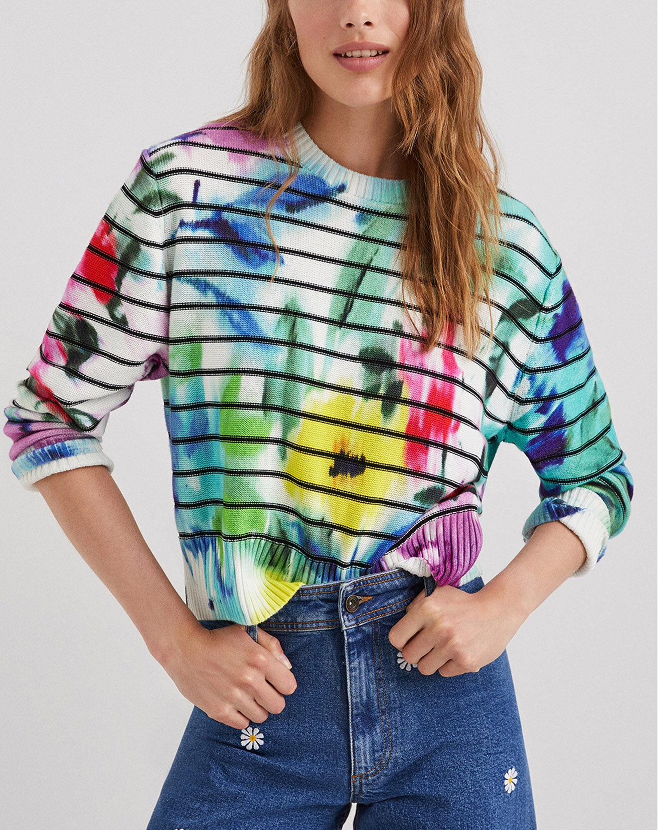 Desigual Pullover Aliyah multicolore