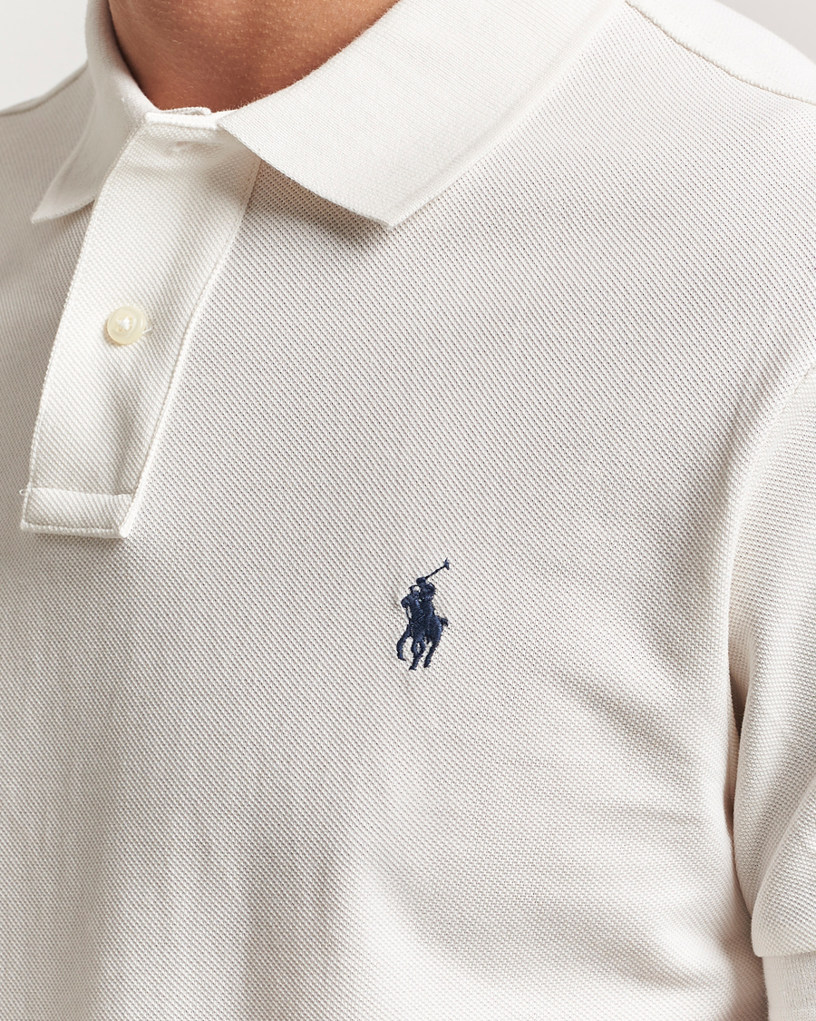 Polo Ralph Lauren Slim Fit Polo Pale Cream