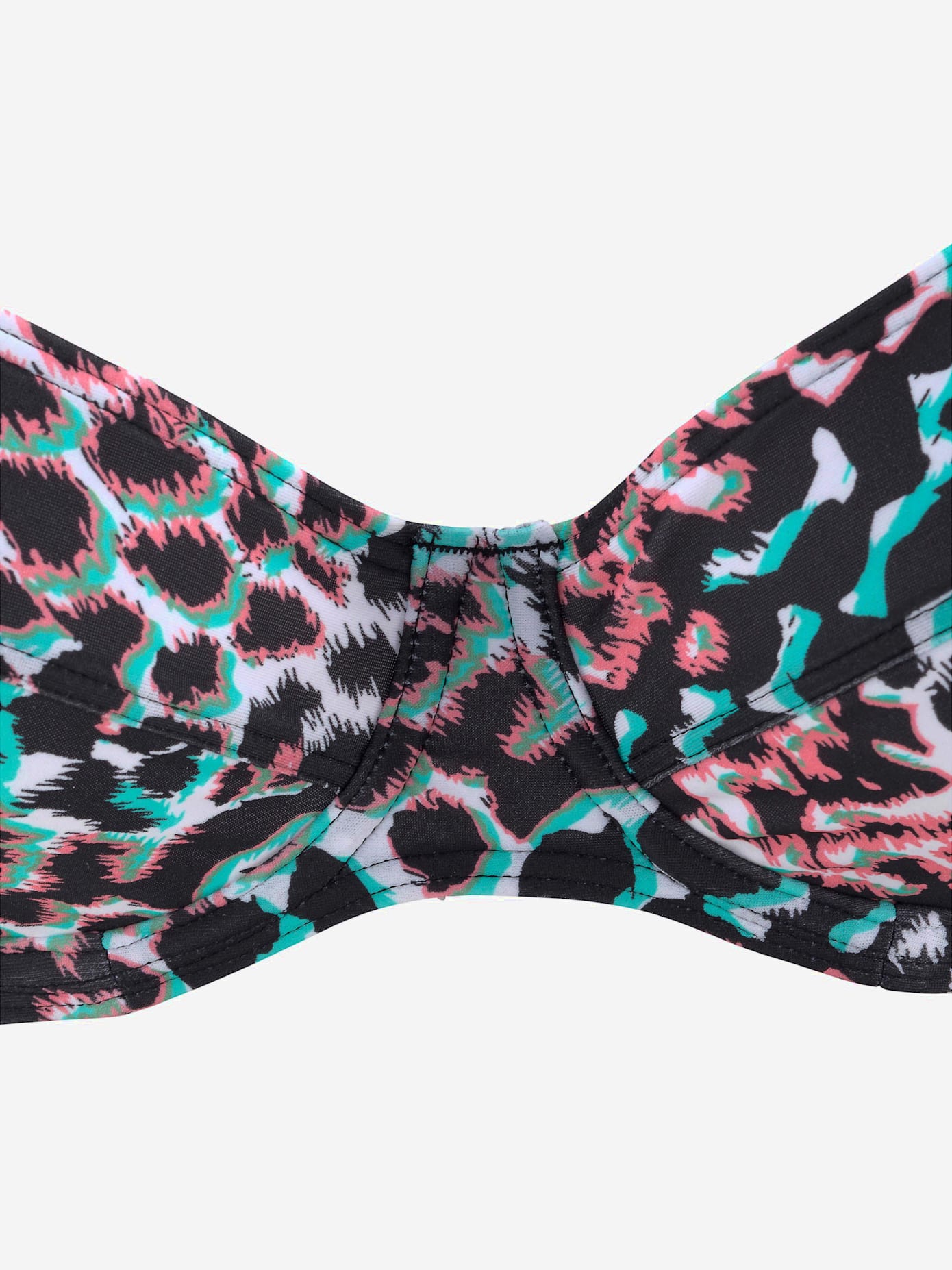 Maillot de bain à armatures imprimé animal coloré
