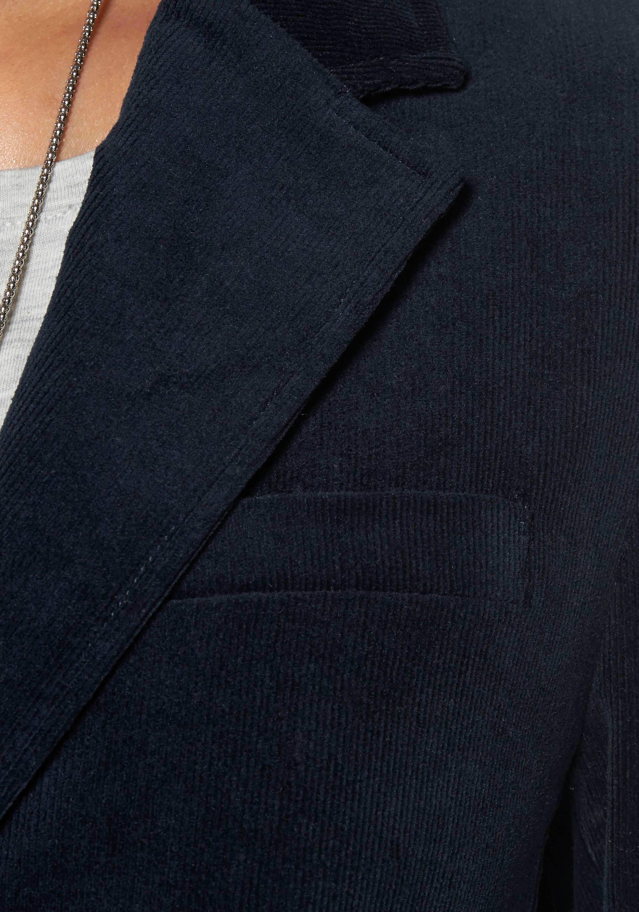 Aniston CASUAL Jackenblazer , mit Stoff-Einfassungen und Ärmelpatches