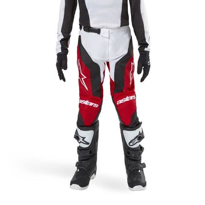 Pantalon cross Alpinestars YOUTH RACER OCURI - Rouge / Blanc