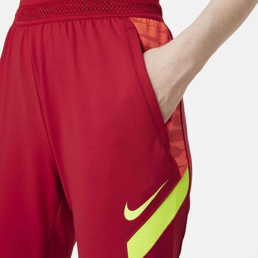 Nike Bas de Survêtement Dri-FIT Strike 21 - Rouge/Rouge/Jaune Fluo Femme
