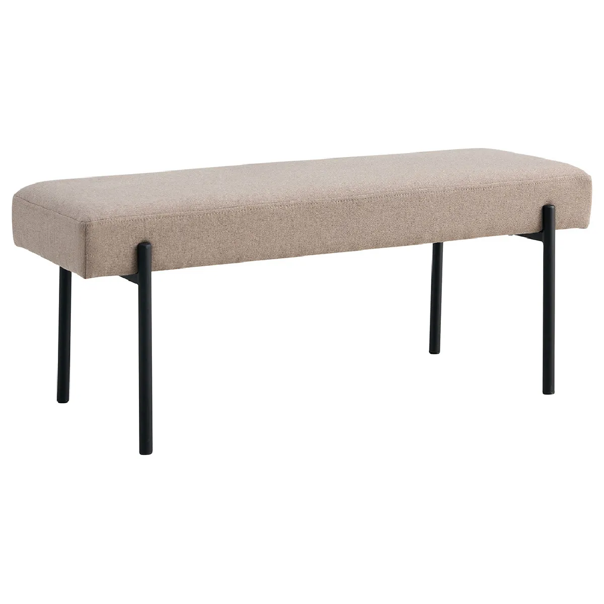 Lisa Design Banc Romeo - Tissu Bouclette