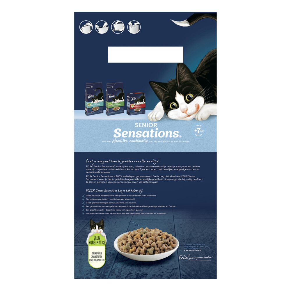 Felix Kattenvoer Senior Sensations4 kg