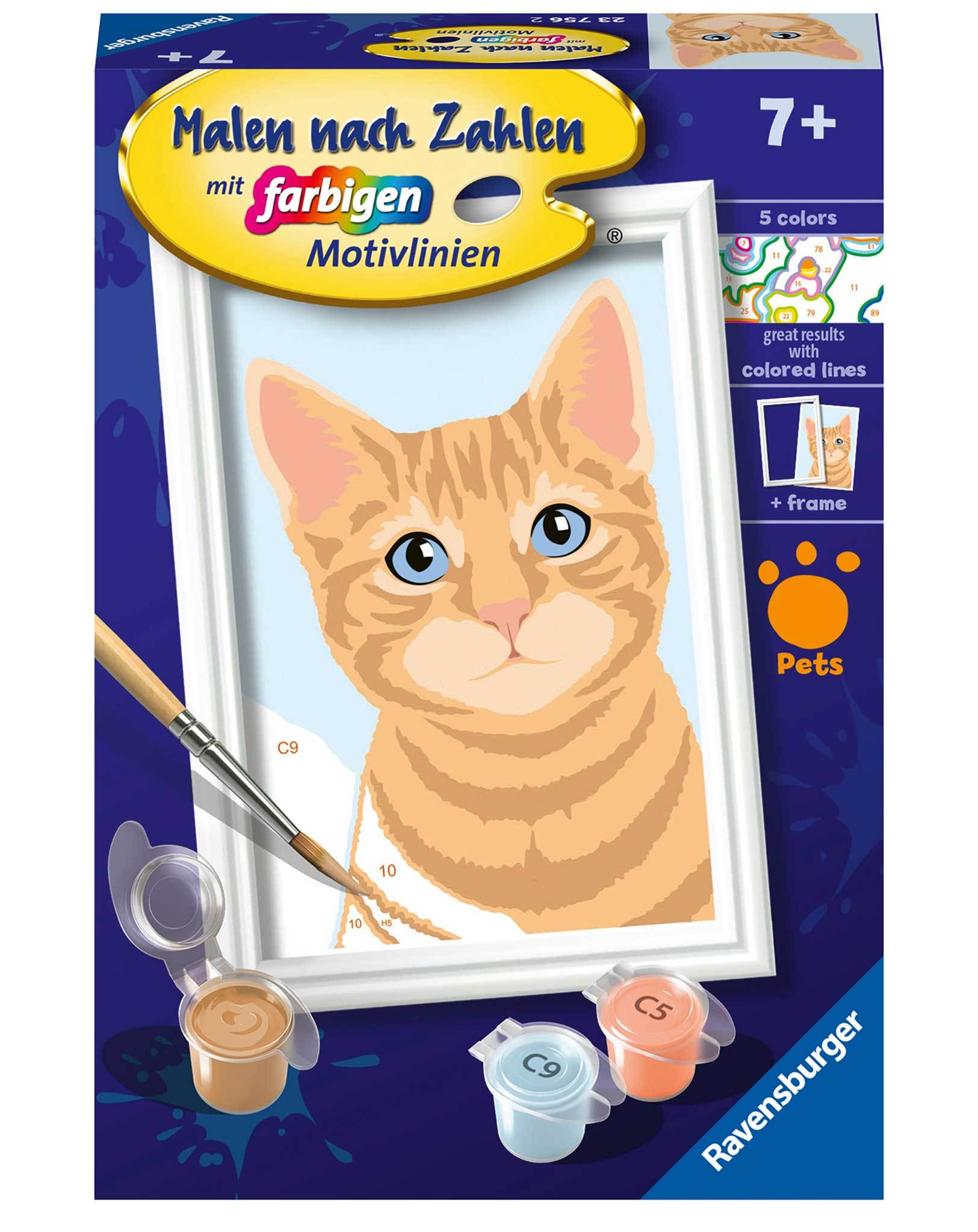 Malen nach Zahlen NIEDLICHE KATZE