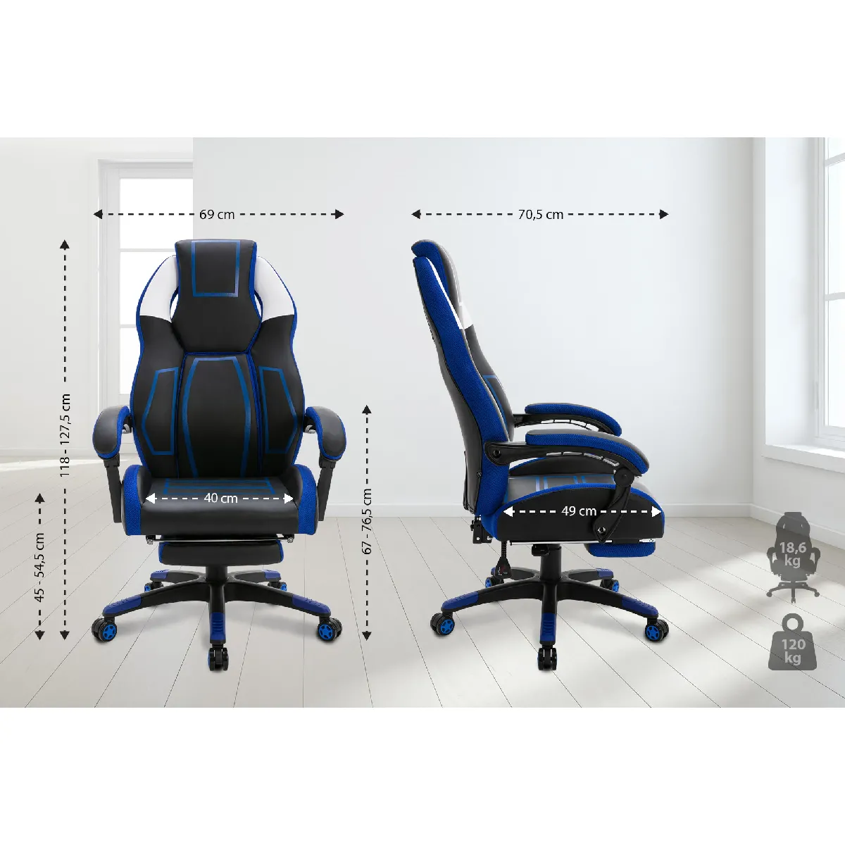 Non Chaise de bureau Clovis