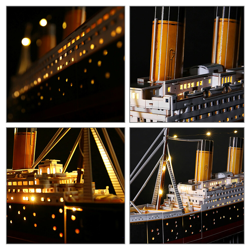 Cubic Fun 3D Puzzel Titanic Led