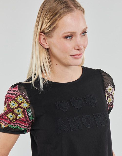 Desigual - TS_AMORE XXX - Noir