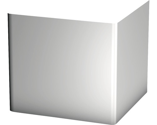 Hoekbeschermingsbeugel aluminium zilver ongeperforeerd 50x50x1500 mm