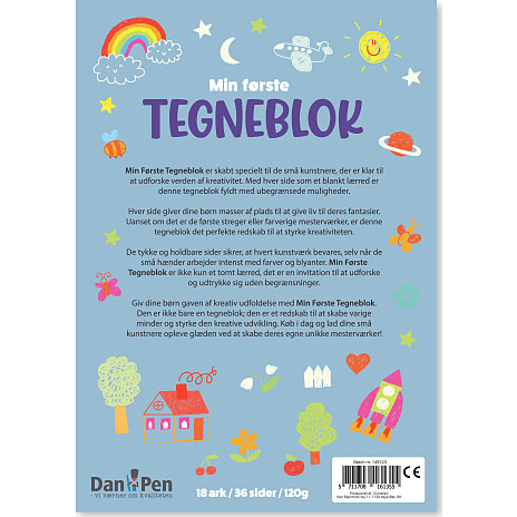 Danpen tegneblok A4 36 sider