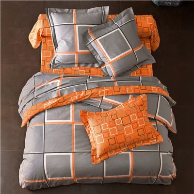 Linge de lit à carreaux - BECQUET CRÉATION