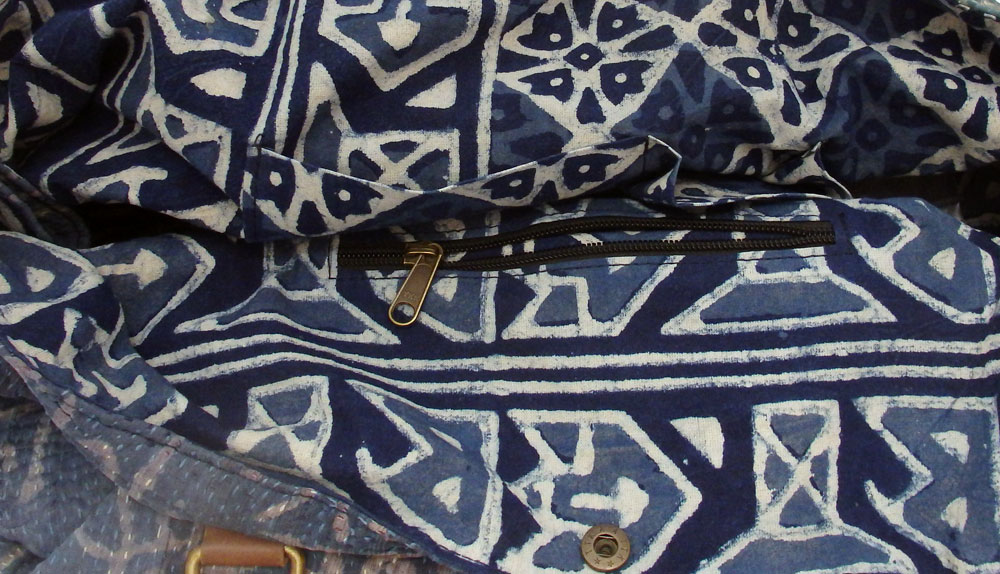 Strandtasche BLUE MOON batik
