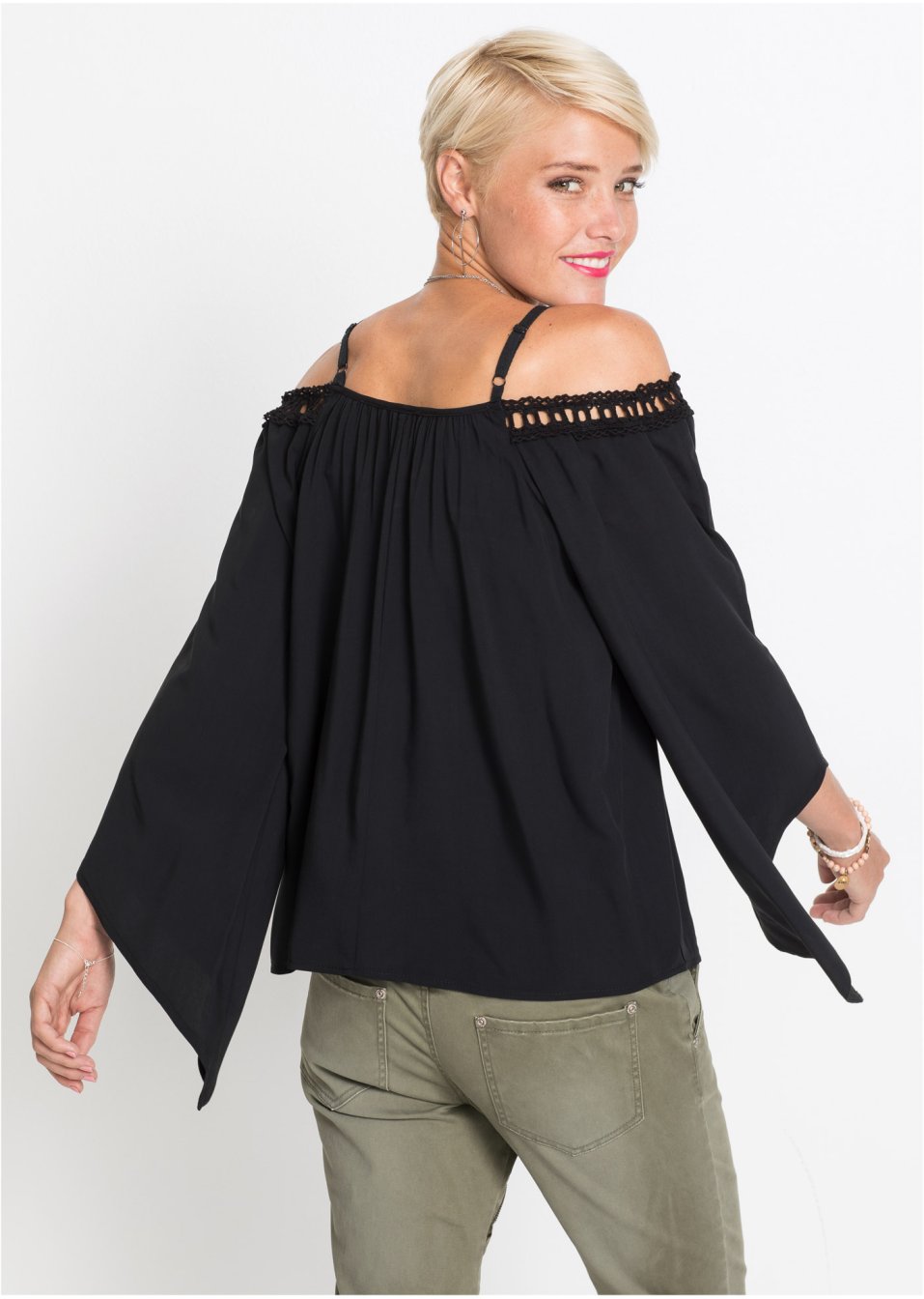 Blouse épaules découvertes