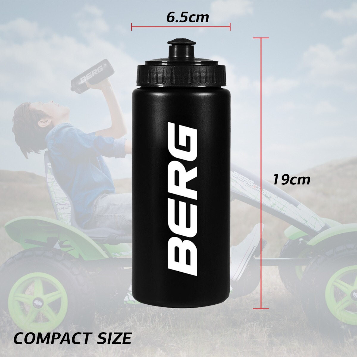 Bergtoys Berg Flasche mit Flaschenhalter XL
