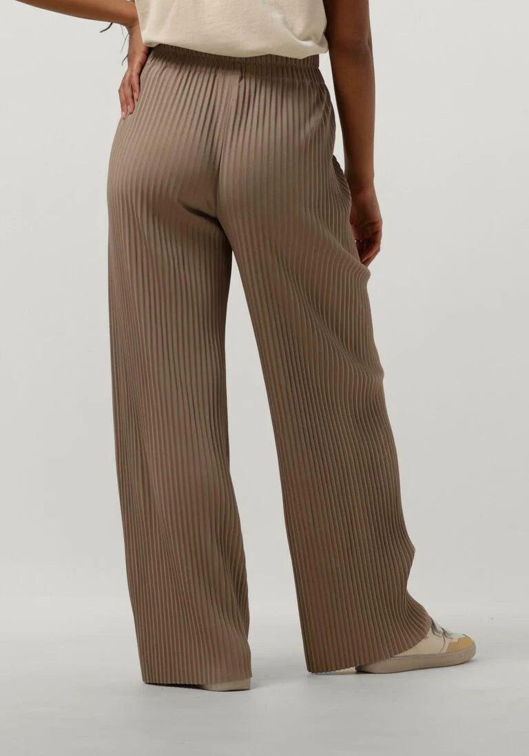 Y.A.S. bruine y.a.s. wijde broek yasalisa hw pant s.