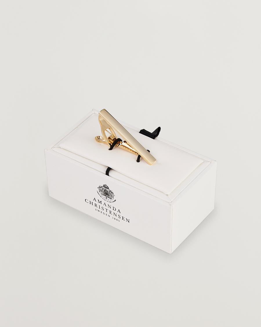 Amanda Christensen Tie Clip 4 cm Gold