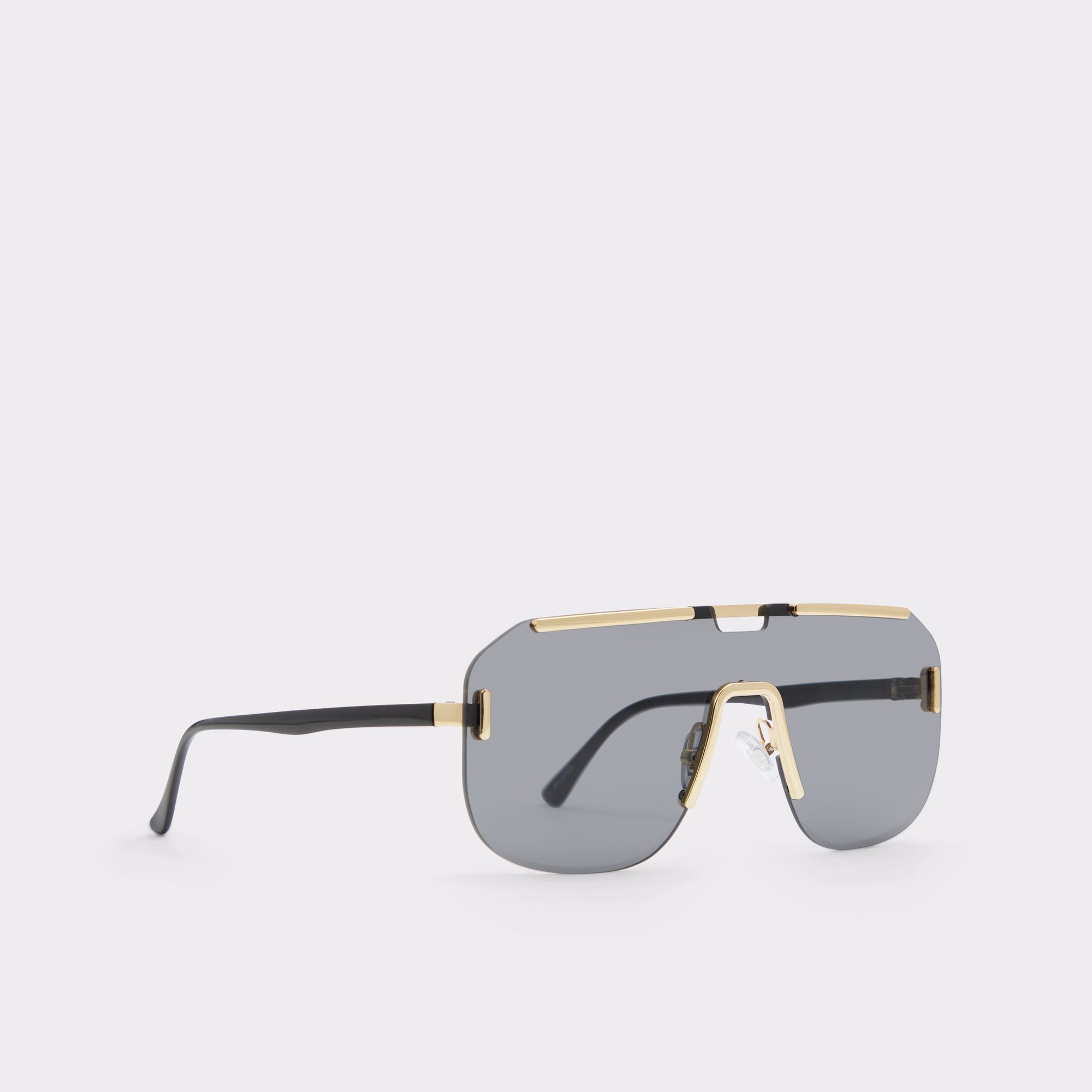 Federico Black-Gold Multi Men Sunglasses