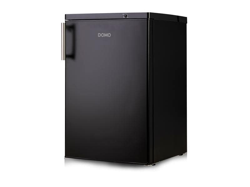 Domo Gefrierschrank DO91132F Schwarz Rechts, Wechselbar Freistehender Gefrierschrank