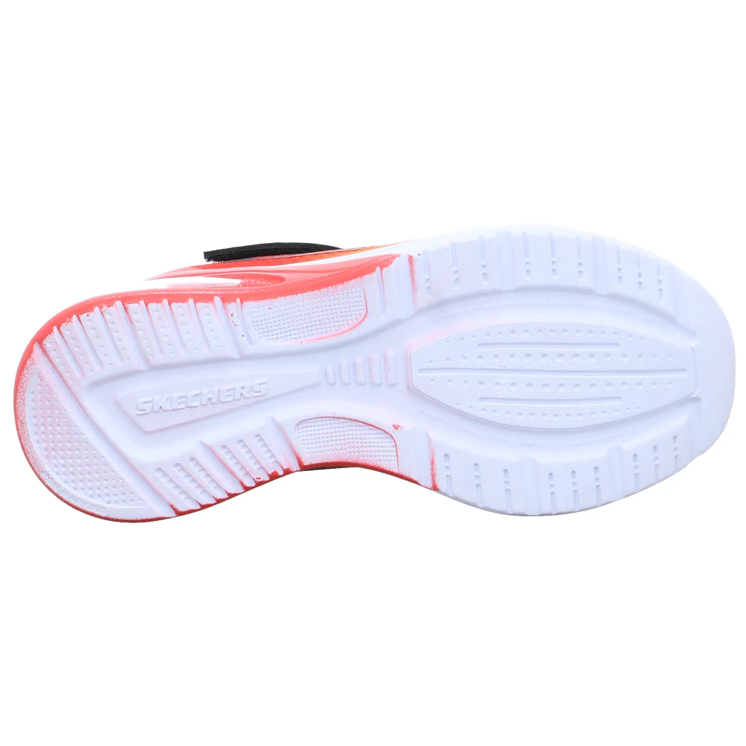 SKECHERS Kleinkinder-Halbschuh Klett Rot Textil  Sneaker