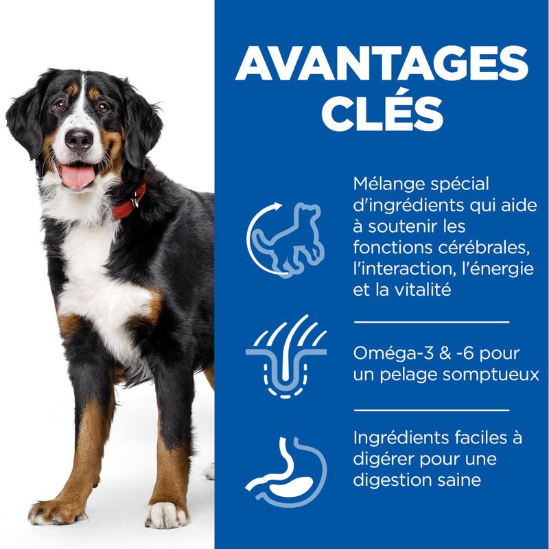 Hill's Science Plan Mature Adult Senior Vitality Large poulet
