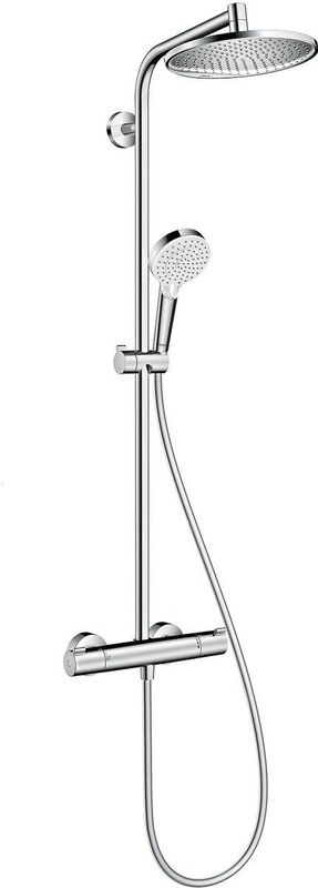 Hansgrohe - Crometta S - Showerpipe 240 1jet EcoSmart - Chroom - Thermostaat