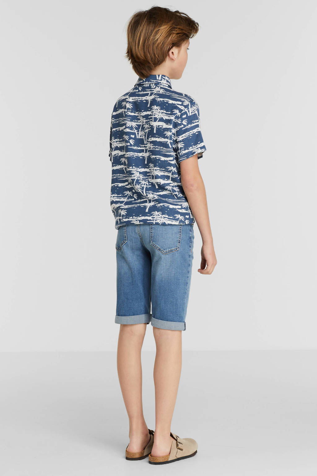 anytime slim fit denim lichtblauw