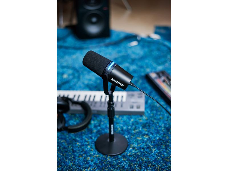 Shure Mikrofon MV7  Schwarz Podcast-Mikrofon
