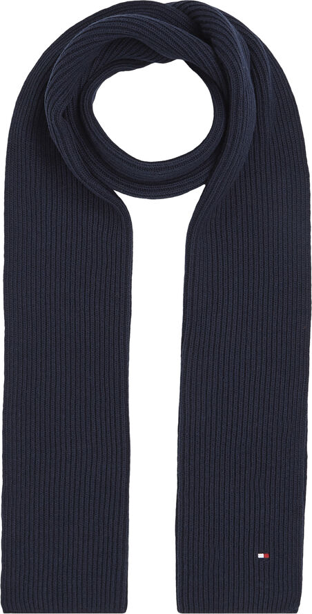 Tommy Hilfiger ESSENTIAL FLAG SCARF Space blue