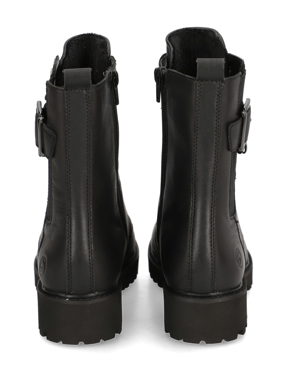 Lederkombination Stiefelette