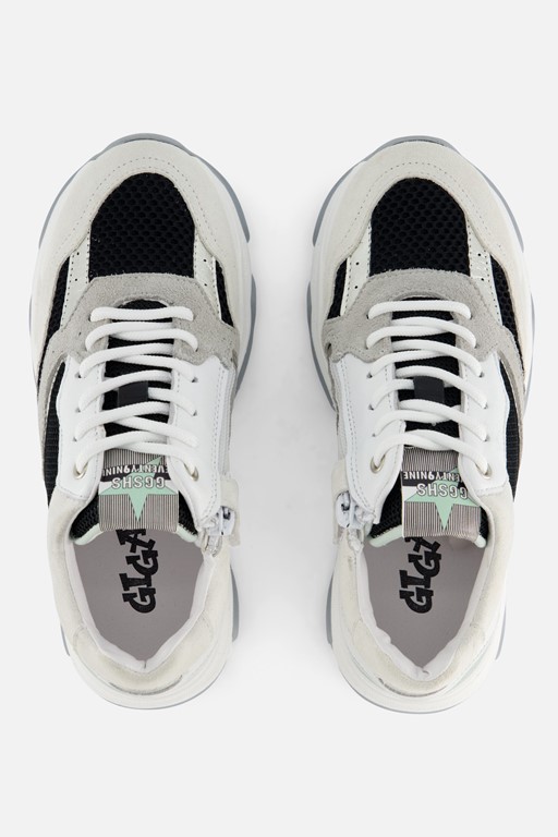 Giga Sneakers wit Leer