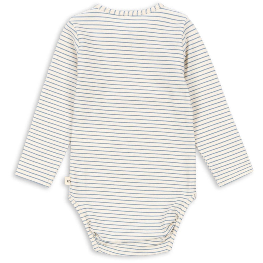 Køb Konges Sløjd Stripe Bluie Basic Ls Body GOTS