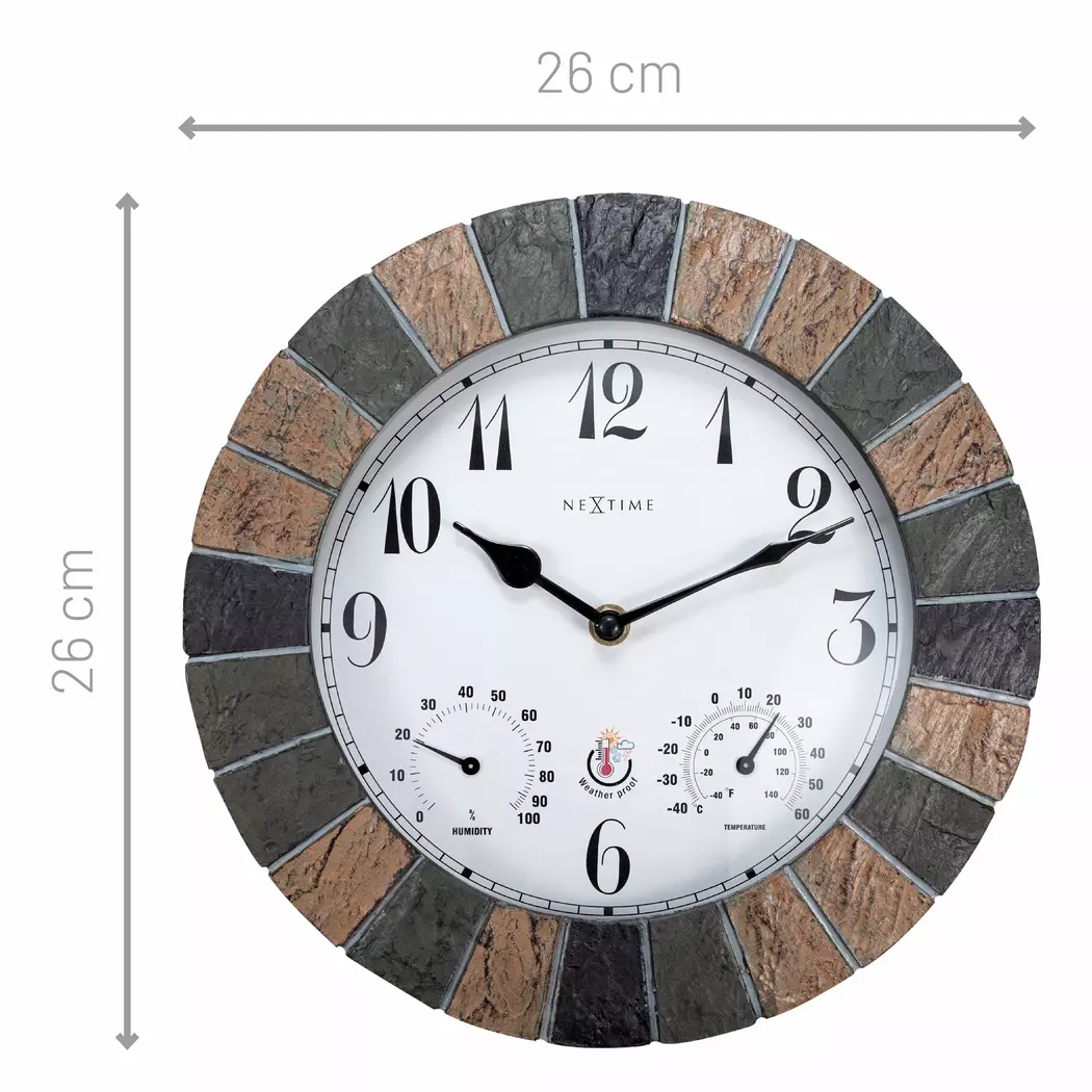 Quarzwanduhr Aster Ø 26,5 cm