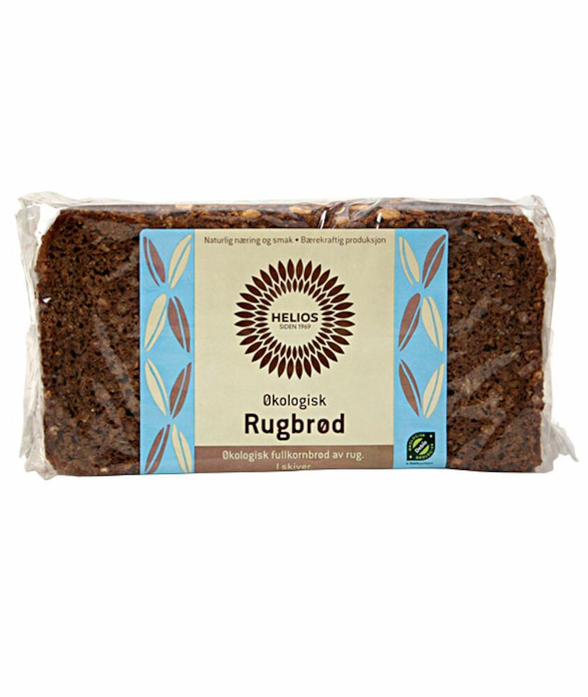 Helios Rugbrød Skivet 500 gr