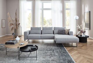Musterring Ecksofa JustB! R light grey