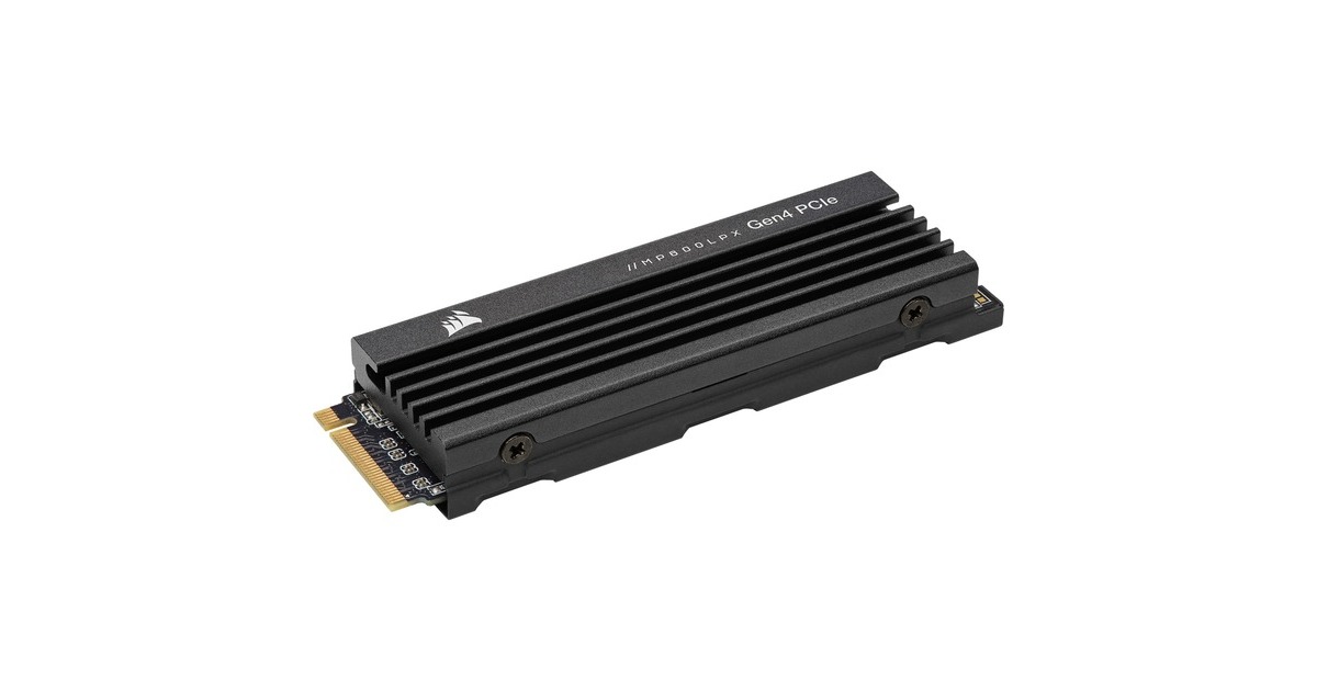CorsairMP600 PRO LPX, 1 TB SSD  (Zwart, CSSD-F1000GBMP600PLP, M.2 2280, PCIe 4.0 x4)