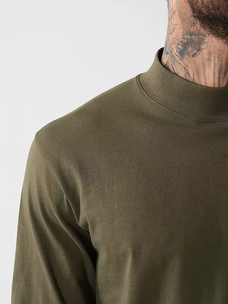 RAGMAN Rollkragenshirt olive