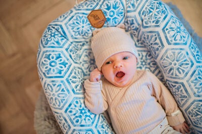 EcoViking Organic Babynest Cover Mediterranean Blue
