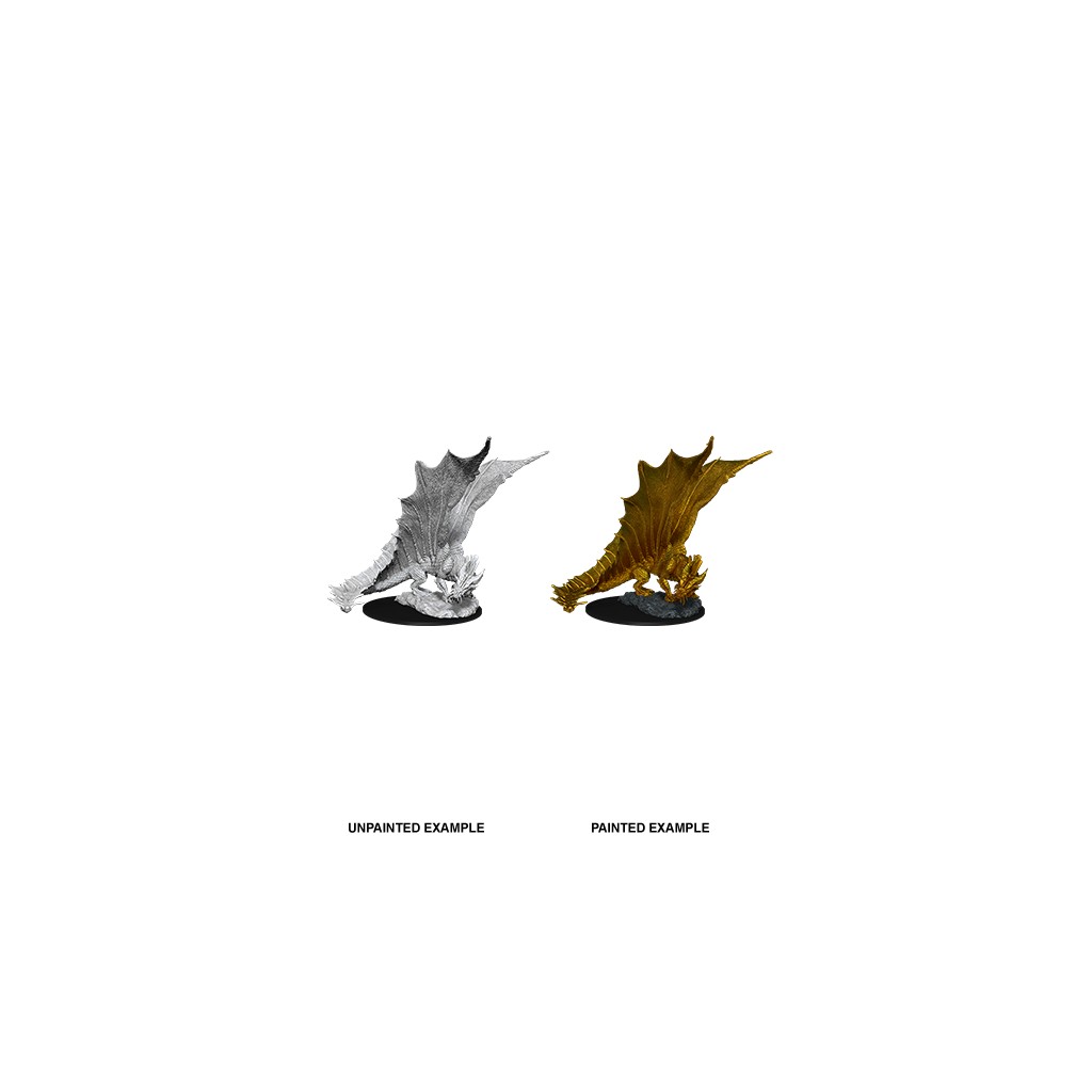 D&D Nolzur's Marvelous Unpainted Miniatures: Young Gold Dragon