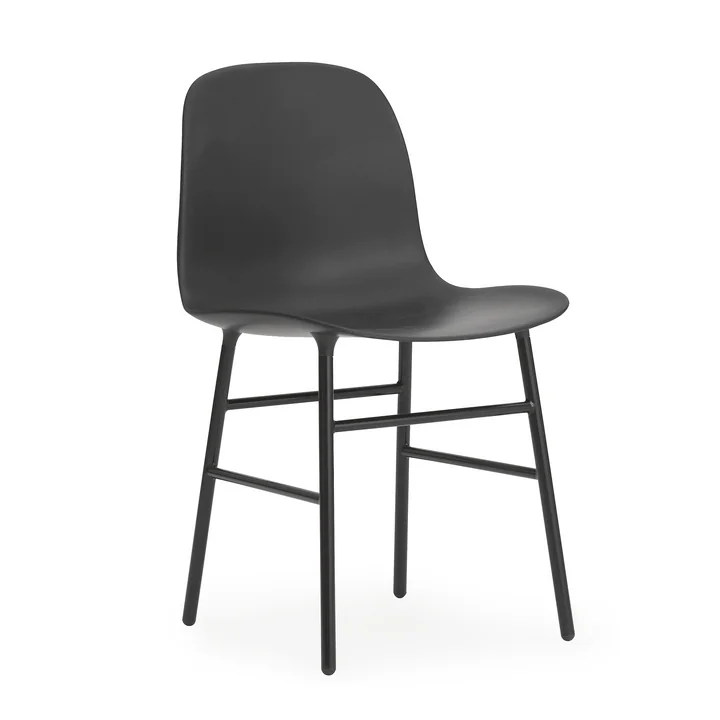 Normann Copenhagen - Form Stuhl, Gestell Stahl / schwarz