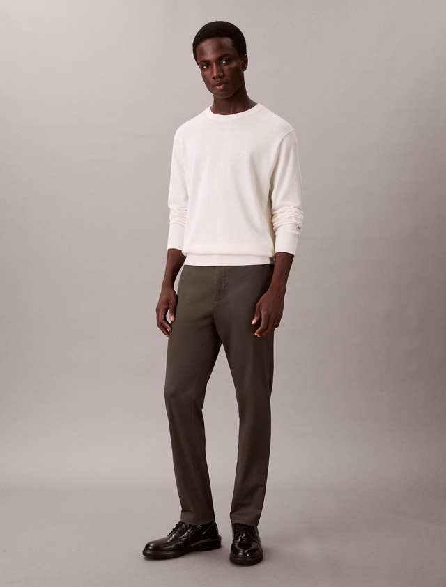 Calvin Klein Stoffhose »SLIM TAPERED SATEEN CHINO TROUSE«  slim fit