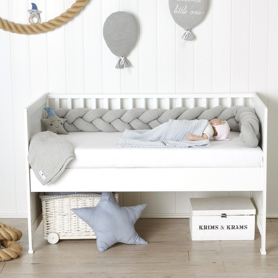 Nordic coast company Nestchenschlange geflochten Jersey grau
